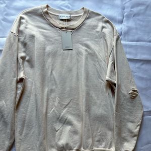 Drifter, distressed, crewneck sweater
